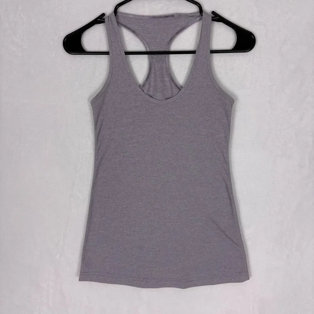 Lululemon Heathered Purple Cool Racerback Tank‎ Top